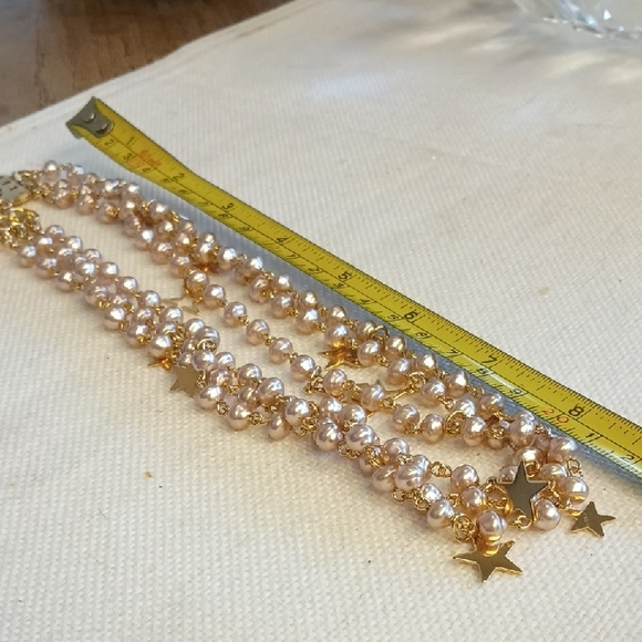 Kirk's Folly Gold and Champagne Star Multi-Strand Necklace - Women's Jewelry - Picture 5 of 5